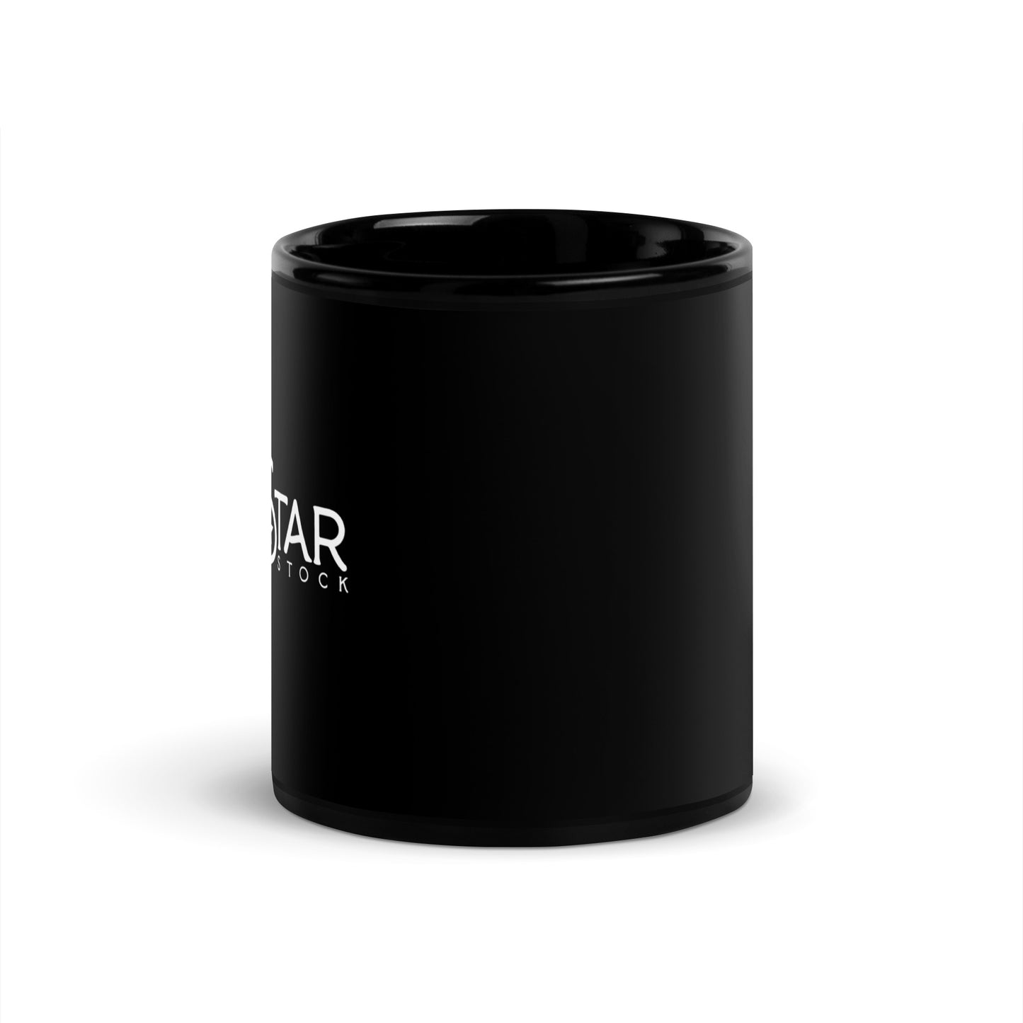 Lone Star Stock Black Glossy Mug