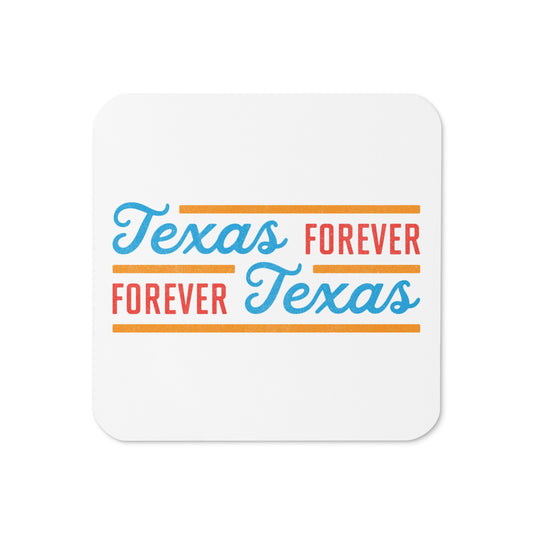 Texas Forever Fancy Cork-Back Coaster