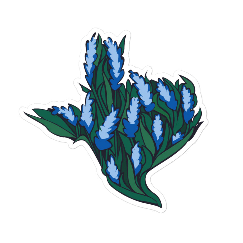 Bluebonnet Texas Sticker