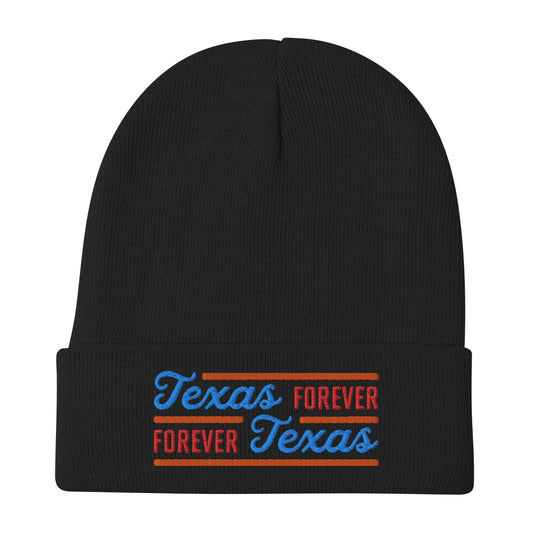 Texas Forever Fancy Embroidered Beanie