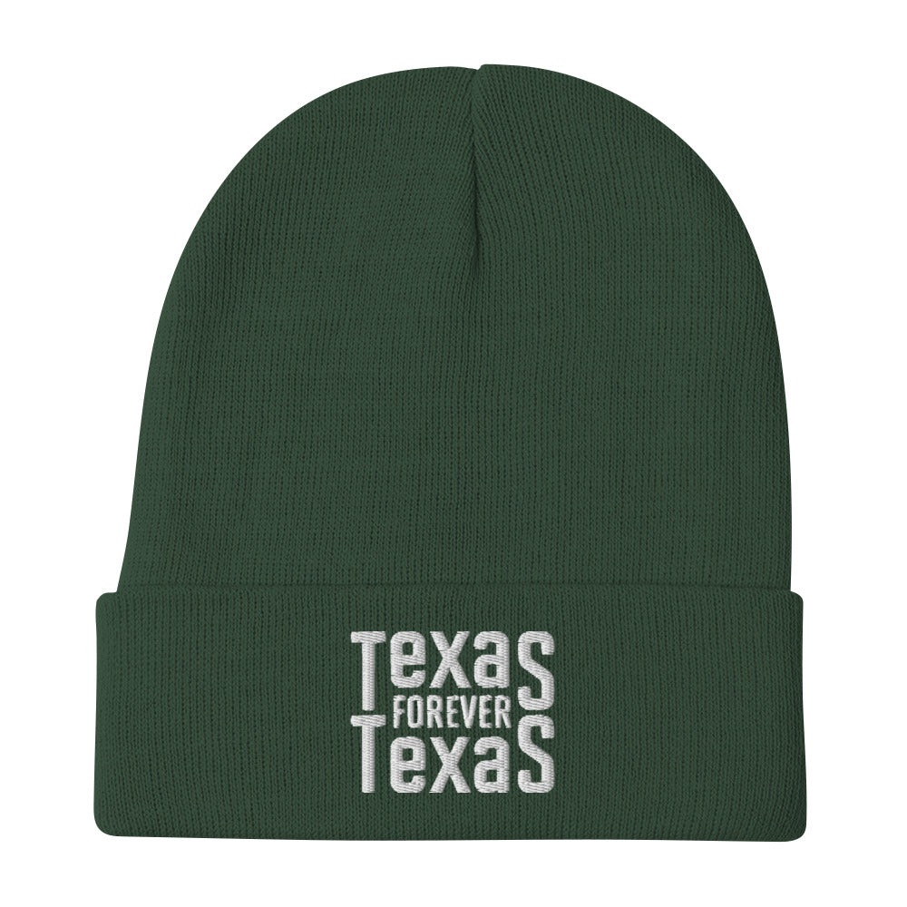 Texas Forever Embroidered Beanie