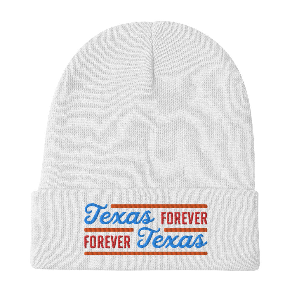 Texas Forever Fancy Embroidered Beanie