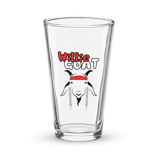 Willie GOAT Shaker Pint Glass