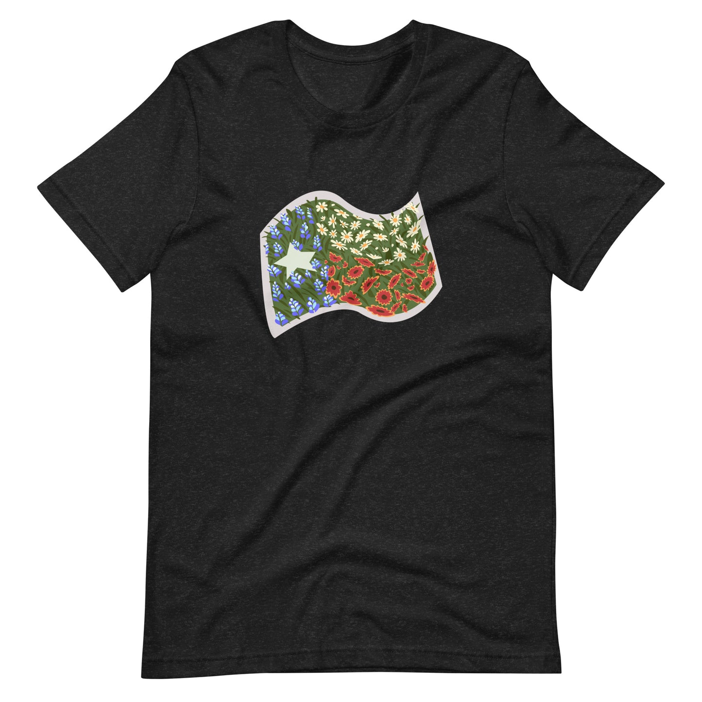 Floral Texas Flag Unisex T-Shirt