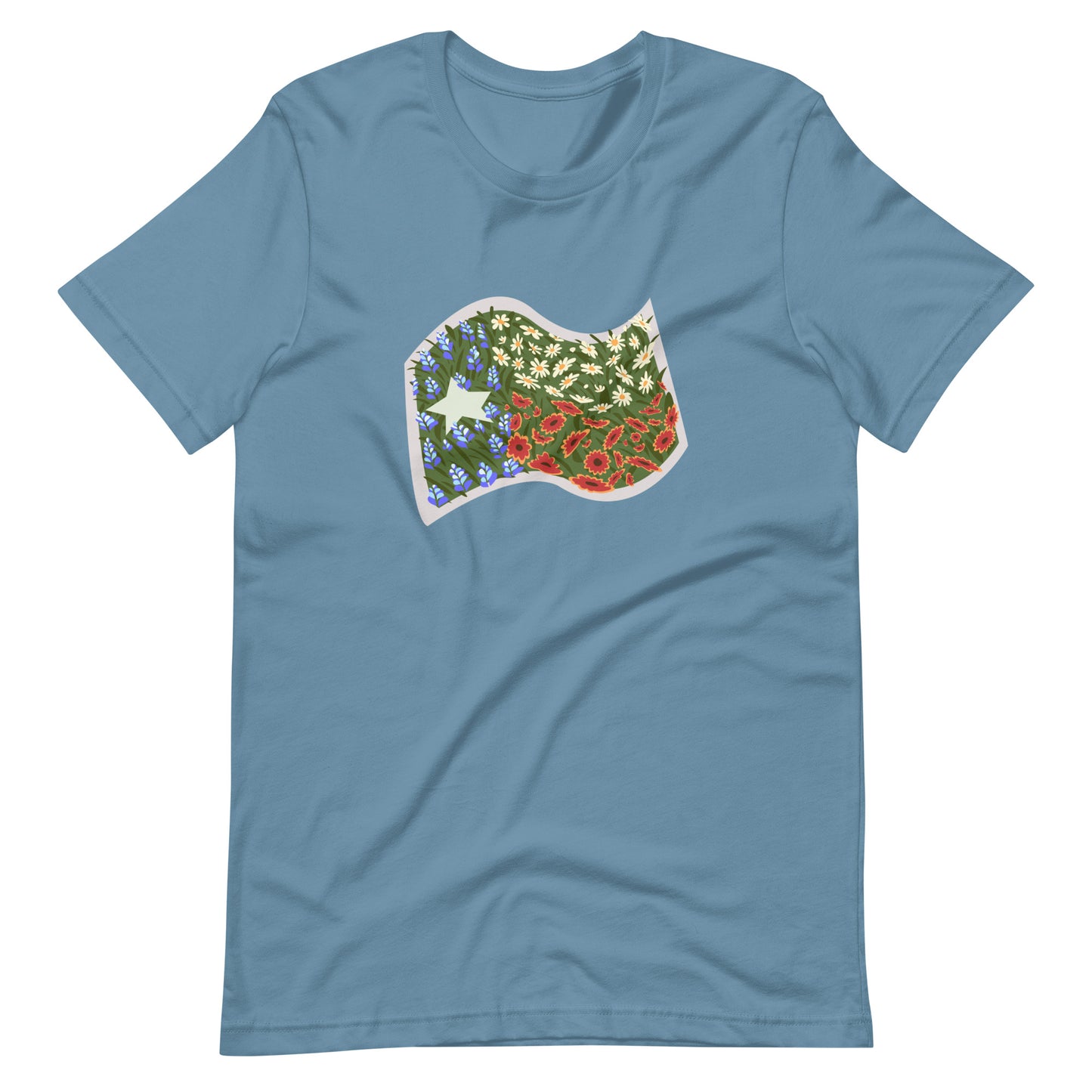 Floral Texas Flag Unisex T-Shirt