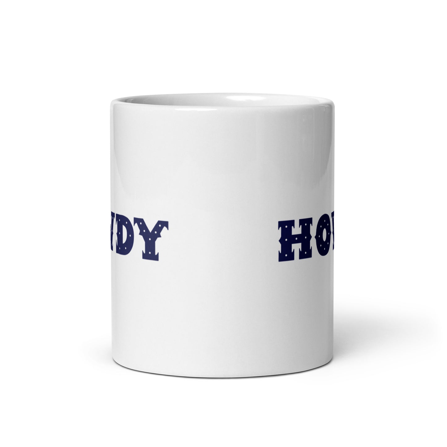 Howdy White Glossy Mug