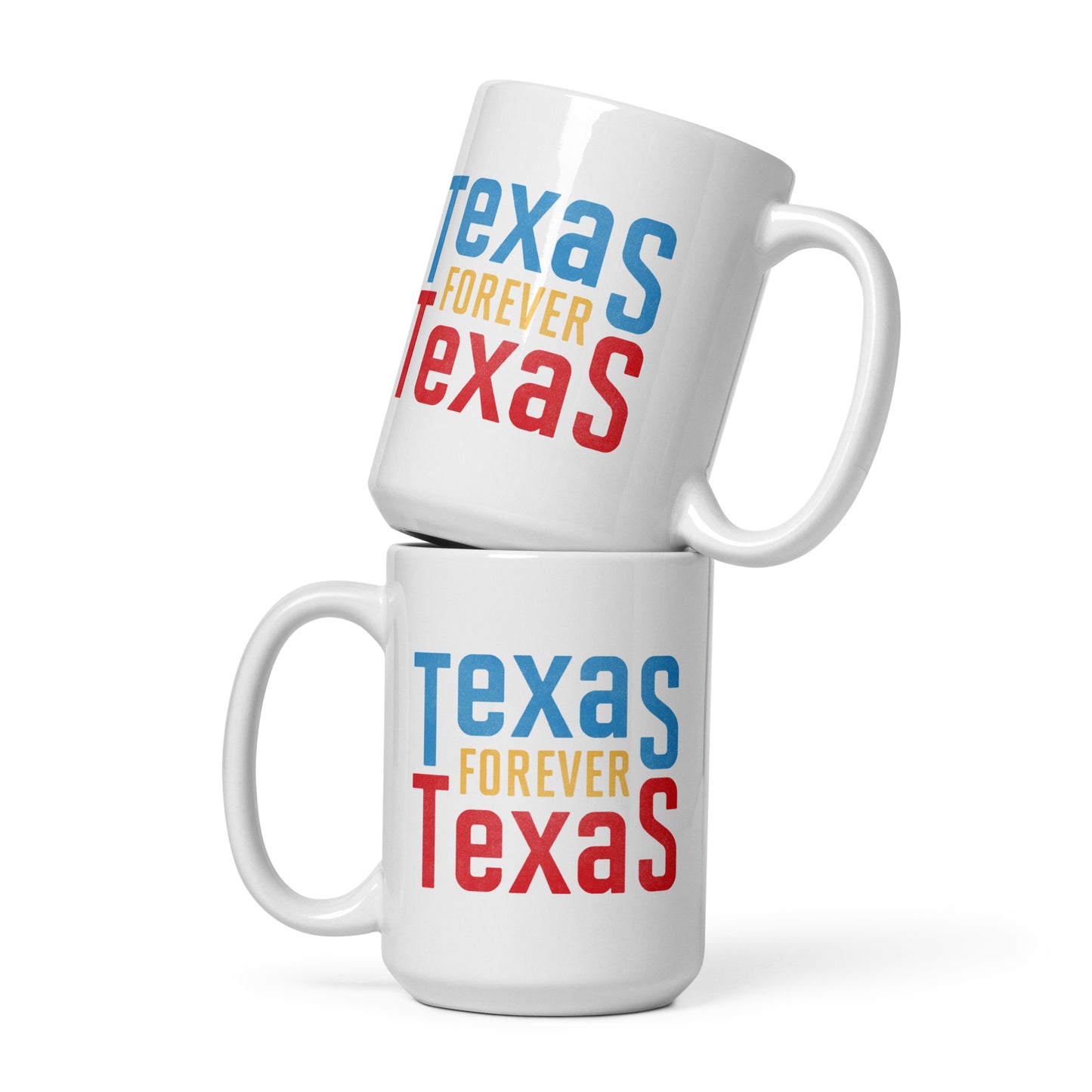 Texas Forever White Glossy Mug