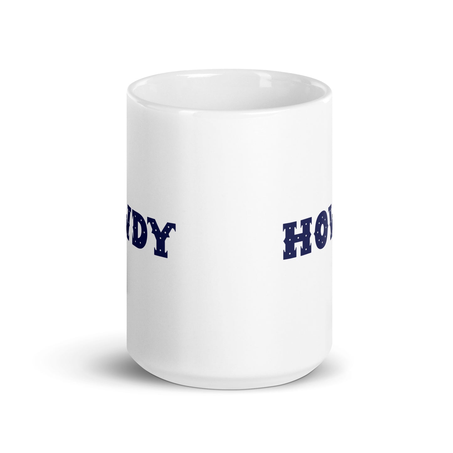 Howdy White Glossy Mug