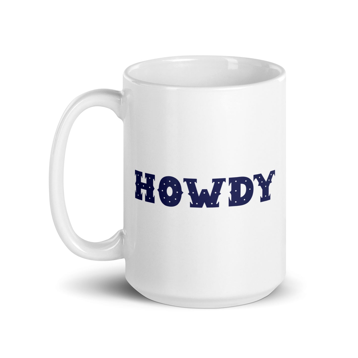 Howdy White Glossy Mug