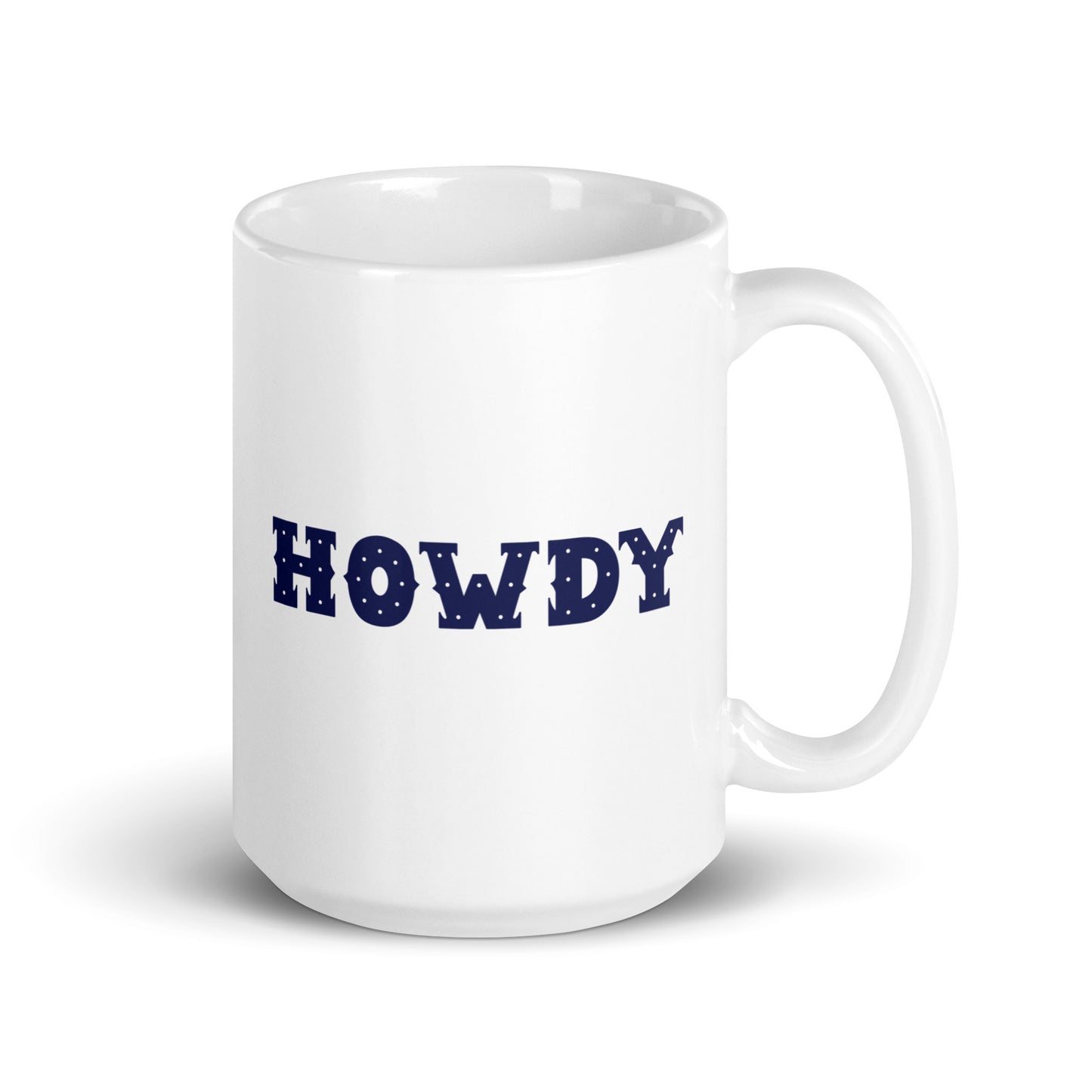 Howdy White Glossy Mug