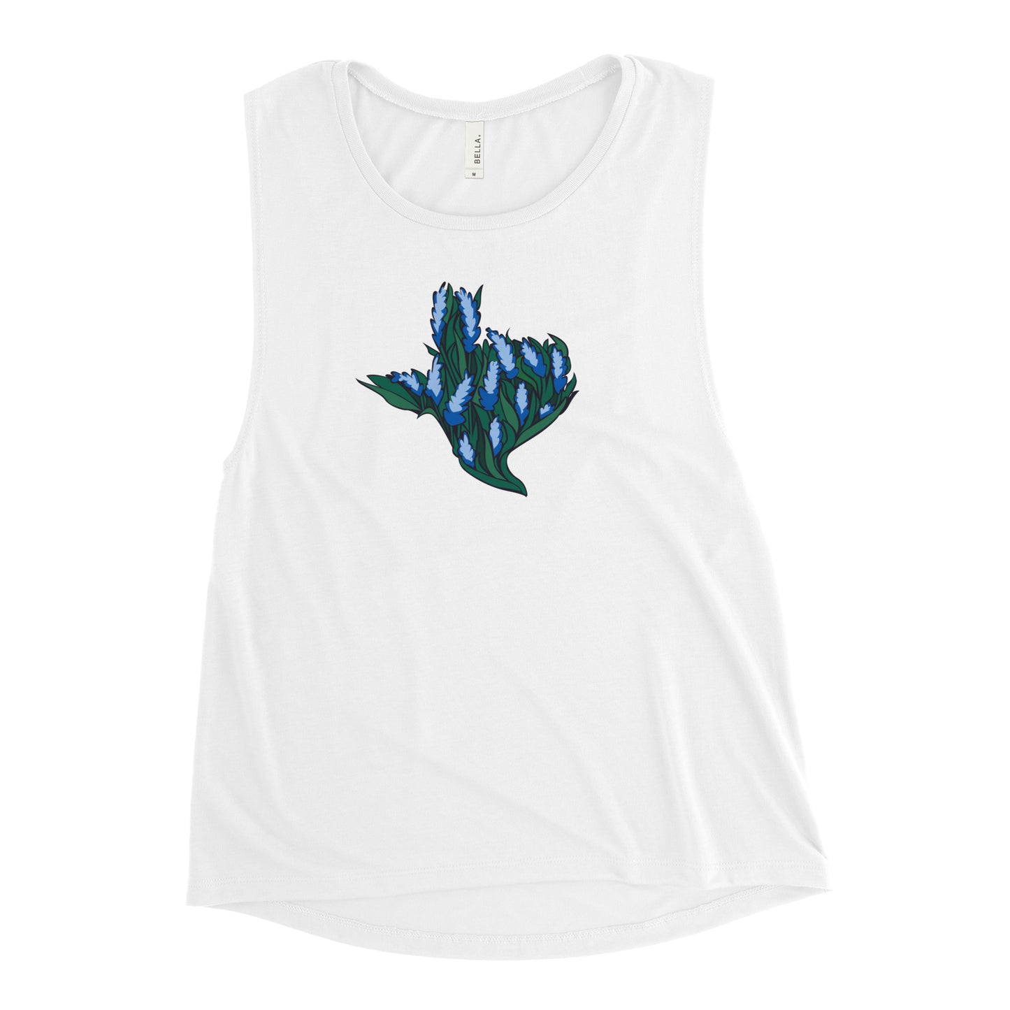 Bluebonnet Texas Women's Muscle Tank