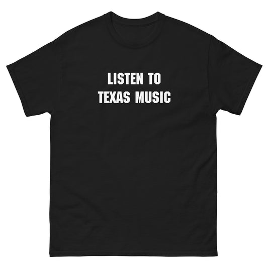 Texas Music Men's tee